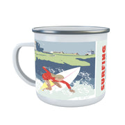 Watergate Bay Enamel Mug
